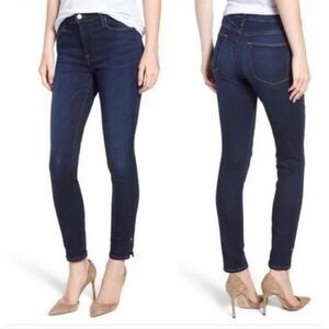 FRAME Denim Le High Slit Hem Skinny Jeans - Size 28